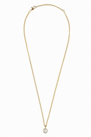 Dyrberg Kern Jemma Gold Necklace - Crystal